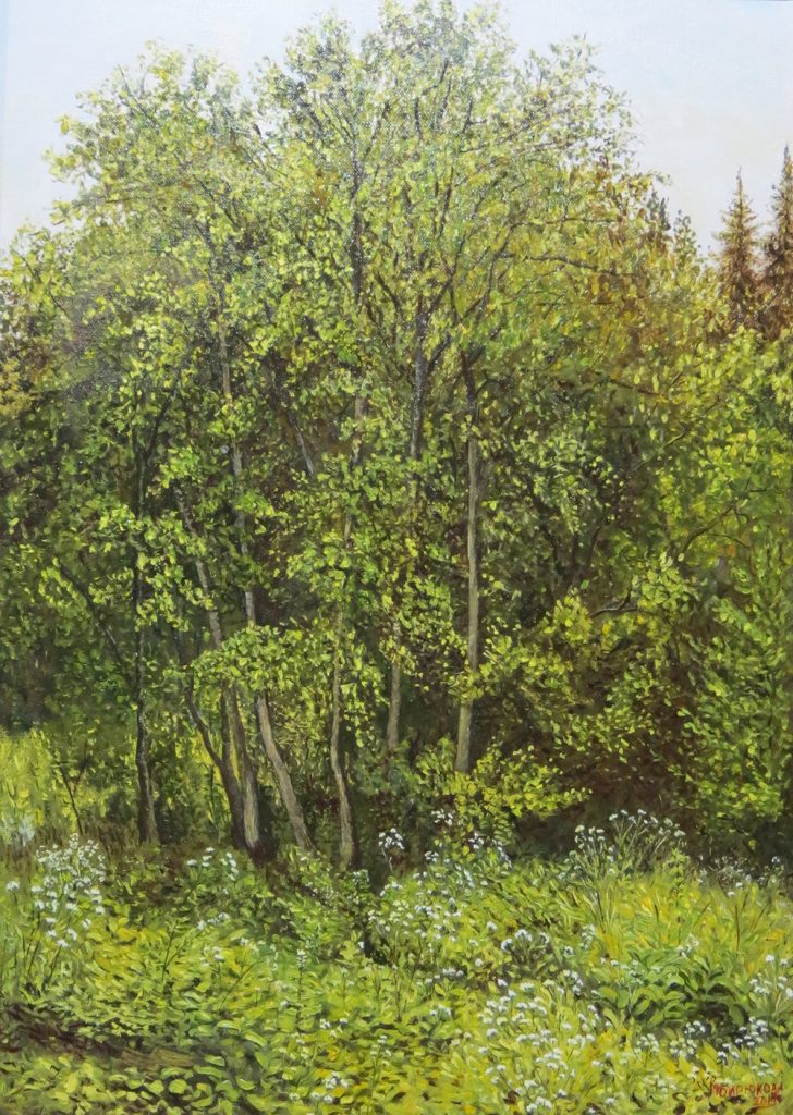 Картина Опушка леса