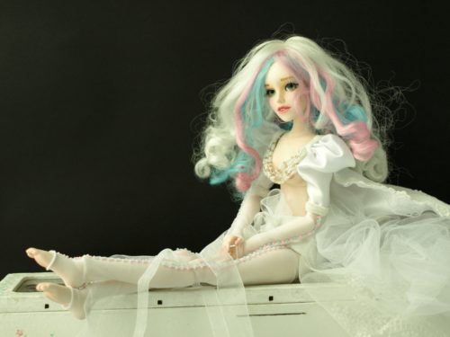 Шарнирная кукла, авторская работа, кукла игровая, кукла интерьерная