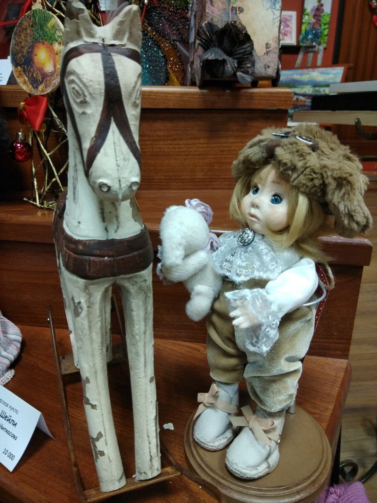 Ванечка, полимерная глина, авторская кукла