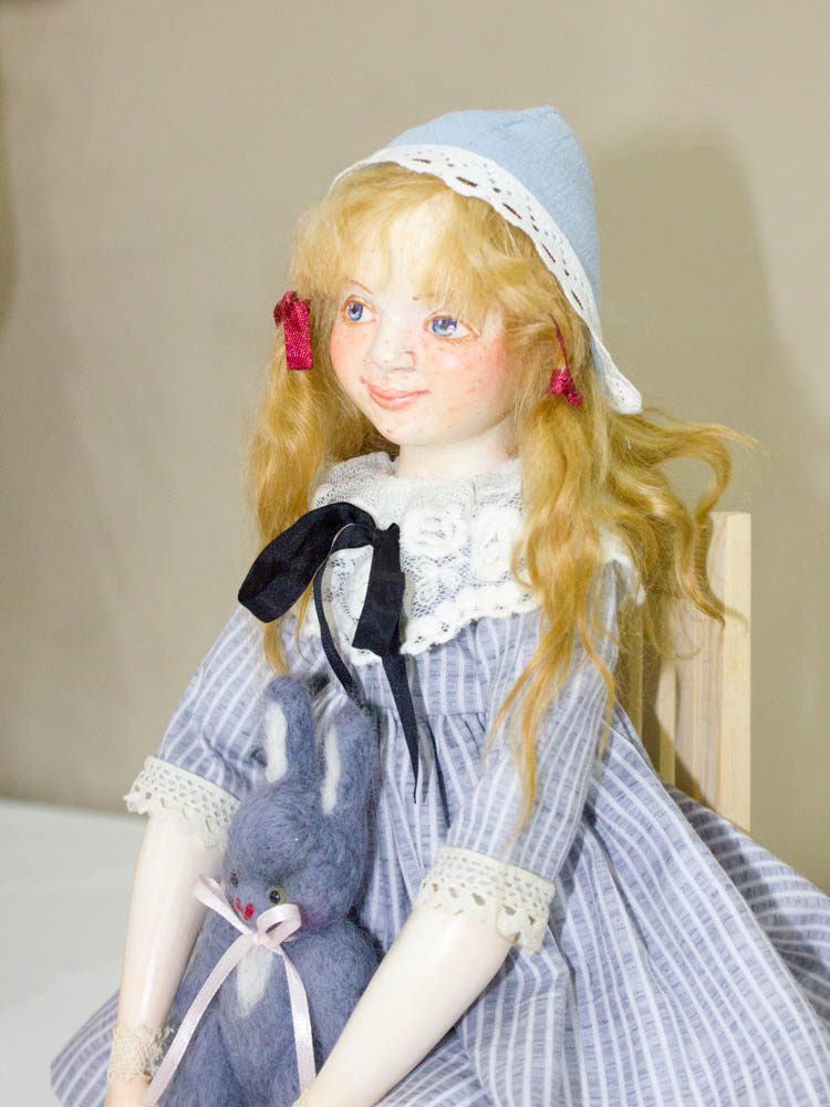 Кукла ручной работа, полимерная глина, авторская кукла, коллекционная кукла, интерьерная кукла, будуарная кукла