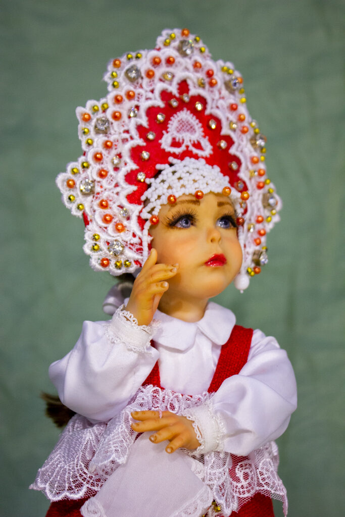 кукла в русском наряде, народная кукла, русская красавица, авторская куклаЮ коллекционная кукла, кукла в кокошнике, подарок