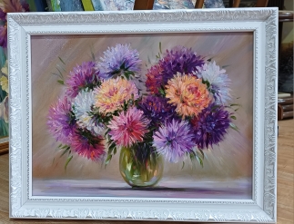 Картина интерьерная "Букетик", х\м, 30*40