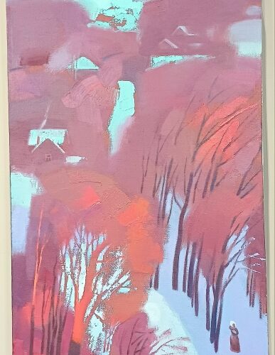 Картина "Тишина", 42*67, энкаустика , 2016 г