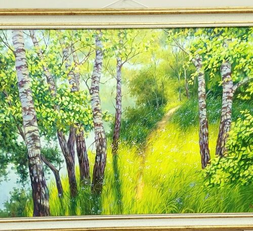 Картина "Солнечная тропа", х\м, 50*70
