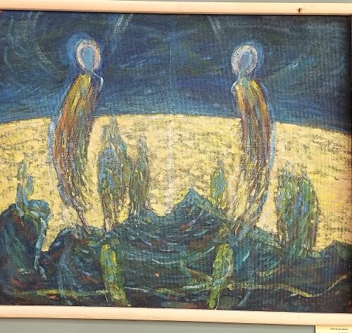 Картина "Земля родная", х\м, 60*50