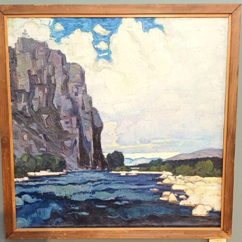 Картина "Алтай. Река Уба", х\м, 110*105