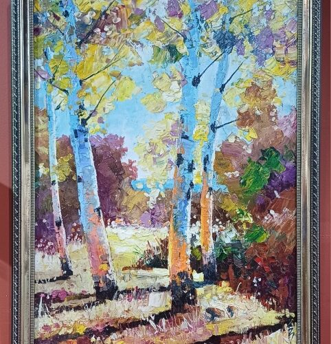 Картина "Золотая осень", 40*30, х\м