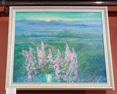 Картина "Утро. Иван-чай ", 50*60, х\м