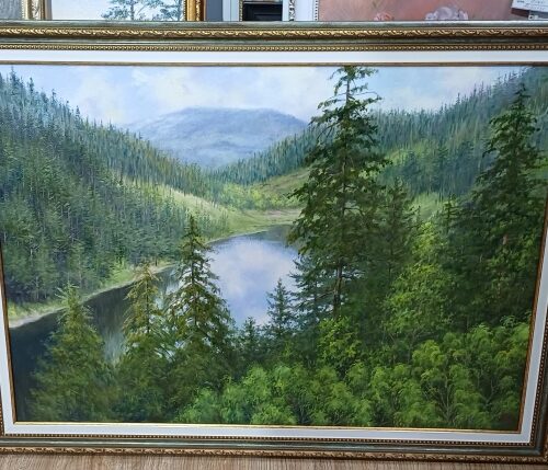 Картина "Июльский Амут". Холст, масло, 50*70
