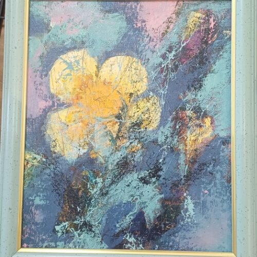 Картина "Туман", 26*30, холста на картоне, масло