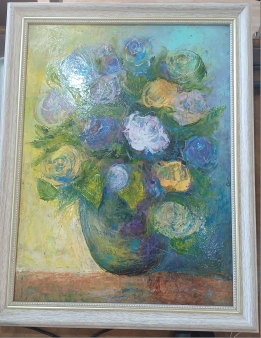 Картина "Лето, я тебя помню", 30*40, энкаустика