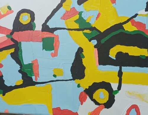 Картина "Абстракция", х\м, 40*50