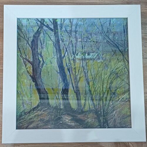 Картина "Воронеж", 20*20, холст на картоне, пастель . 